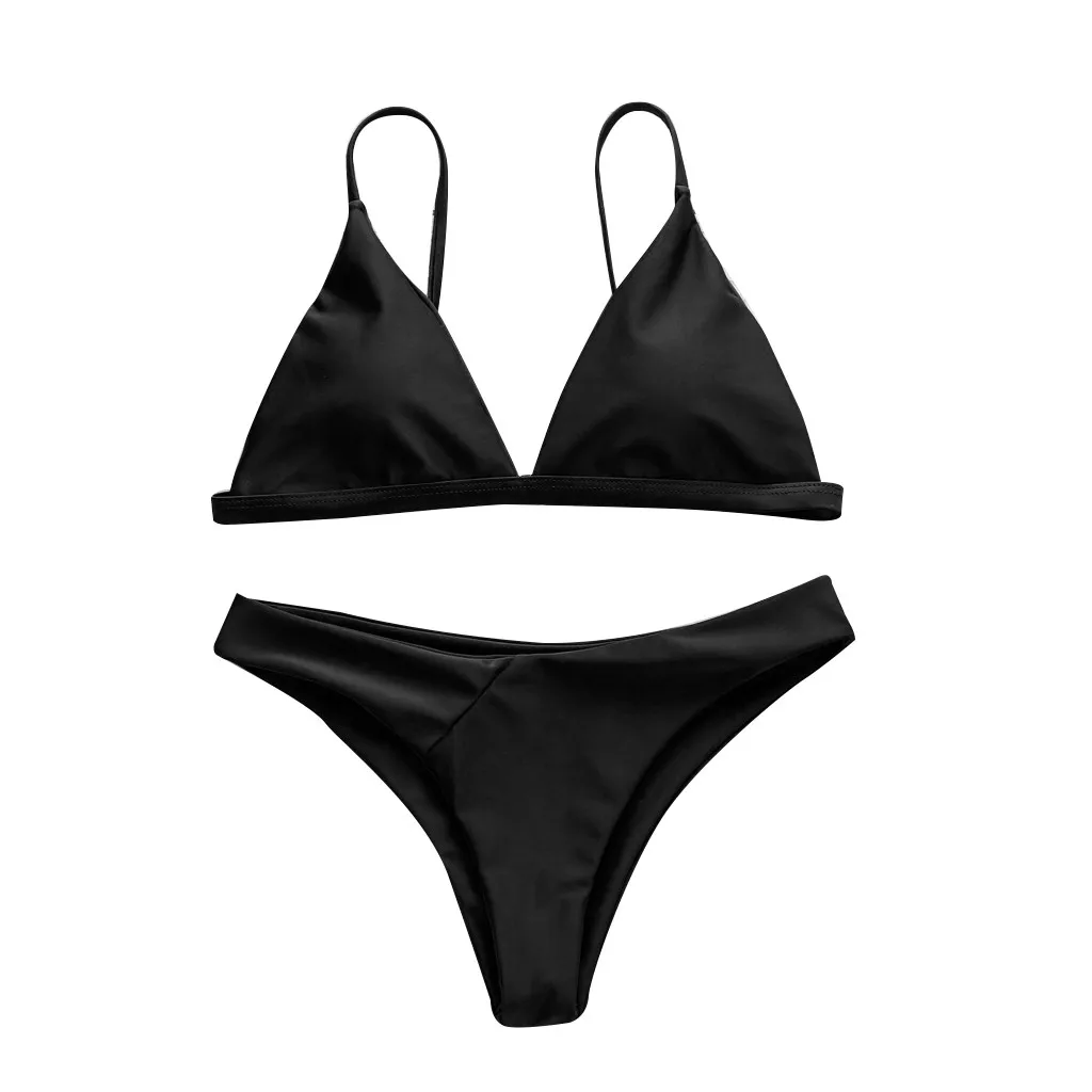 Swimwear Women 2019 Bikinis Push Up Mujer New Swimsuit Separate Bathing Suit Women Two Pieces Solid Low Waist Padded Bra Sport
Swimwear Women 2019 Bikinis Push Up Mujer New Swimsuit Separate Bathing Suit Women Two Pieces Solid Low Waist Padded Bra Sport