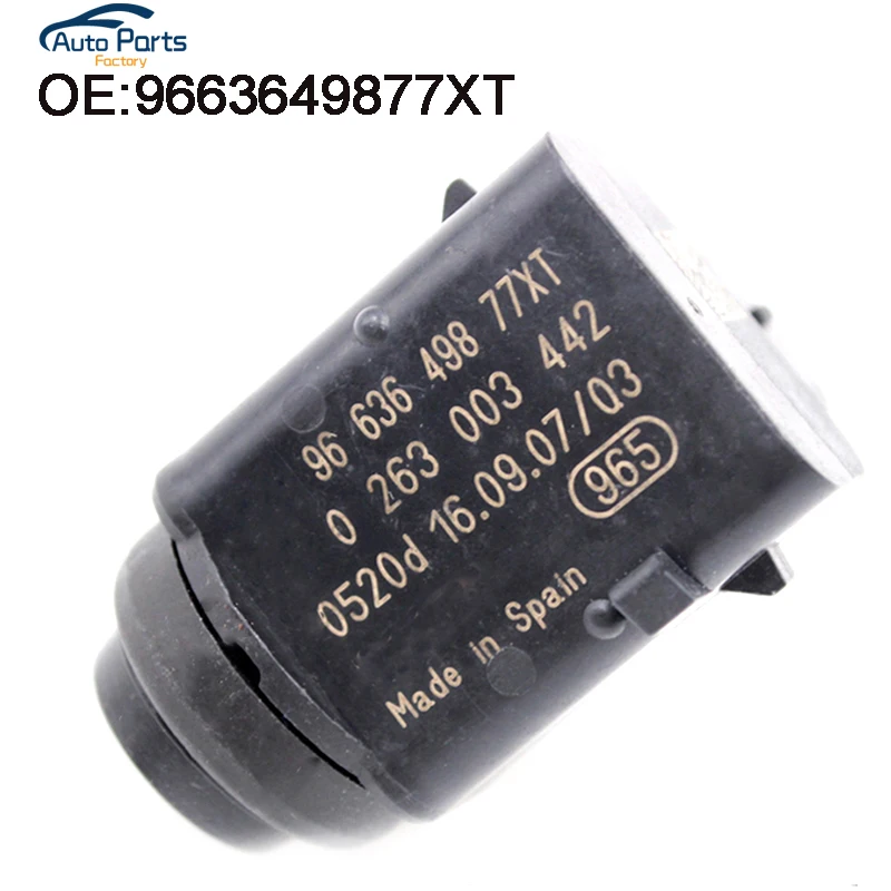 Новый датчик парковки PDC для PEUGEOT 407 SW CITROEN RENAULT 9663649877XT 0263003442 9650935277
Новый датчик парковки PDC для PEUGEOT 407 SW CITROEN RENAULT 9663649877XT 0263003442 9650935277