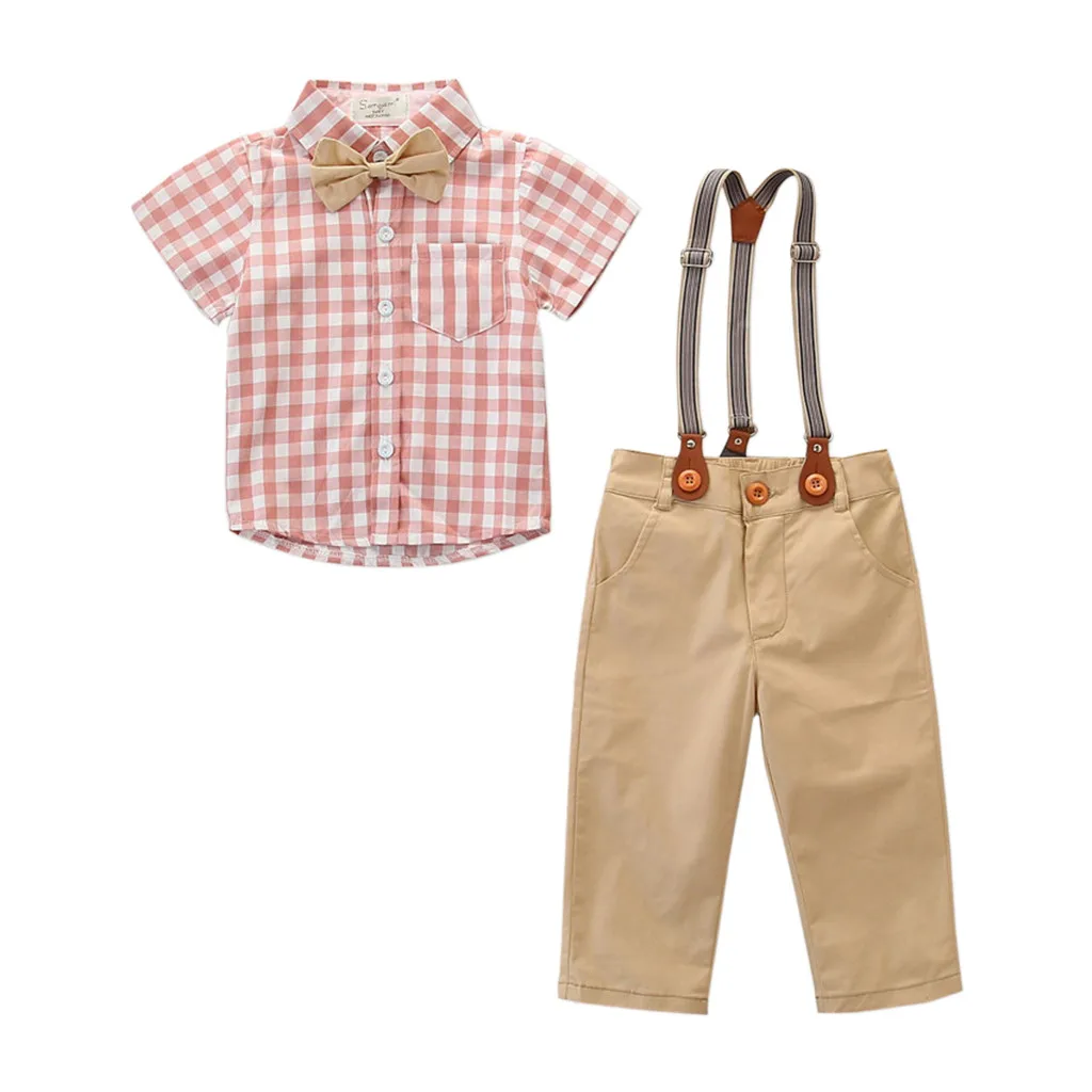 Summer Cute Toddler Kids Baby Boys Outfit Clothes Bow Turn-down Collar Pocket Short Sleeve Tie Shirt+Pants Gentleman Party Suit
Summer Cute Toddler Kids Baby Boys Outfit Clothes Bow Turn-down Collar Pocket Short Sleeve Tie Shirt+Pants Gentleman Party Suit
