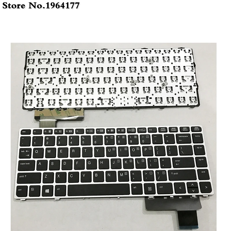 English Laptop keyboard for HP EliteBook Folio 9480 9470 9480M 9470M 702843-001 US without Backlit Replace Silver
English Laptop keyboard for HP EliteBook Folio 9480 9470 9480M 9470M 702843-001 US without Backlit Replace Silver