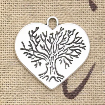12pcs Charms Heart World Tree 23x23mm Antique Bronze Silver Color Pendants Making DIY Handmade Tibetan Bronze Jewelry
12pcs Charms Heart World Tree 23x23mm Antique Bronze Silver Color Pendants Making DIY Handmade Tibetan Bronze Jewelry