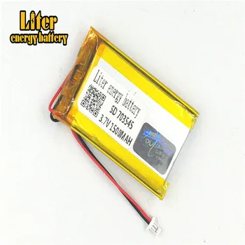 1.0MM 2pin connector 3.7 V 703545 1500mah MP3 MP4 MP5 small toys lithium polymer li-ion rechargeable battery lipo battery
1.0MM 2pin connector 3.7 V 703545 1500mah MP3 MP4 MP5 small toys lithium polymer li-ion rechargeable battery lipo battery