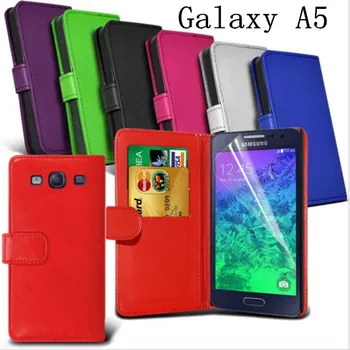Free shipping 200pcs Pu Leather wallet full cover Book case Pouch case with flip for samsung A5 A5000 With card slot
Free shipping 200pcs Pu Leather wallet full cover Book case Pouch case with flip for samsung A5 A5000 With card slot