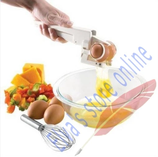EZ Cracker Eggbeater Auto Egg stiring Separator Divider Cooking tools Kitchen helper tool
EZ Cracker Eggbeater Auto Egg stiring Separator Divider Cooking tools Kitchen helper tool