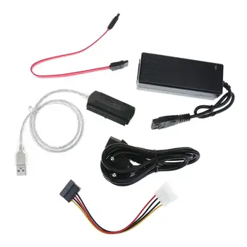 USB 2.0 To IDE/SATA Adapter Converter Cable Support up to 3TB Supports for IDE/SATA HDD 2.5"/3.5" HDD 5.25''DVD CD Driver/Burner
USB 2.0 To IDE/SATA Adapter Converter Cable Support up to 3TB Supports for IDE/SATA HDD 2.5"/3.5" HDD 5.25''DVD CD Driver/Burner
