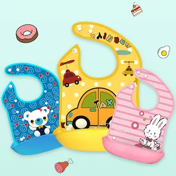 2 Pieces Removable PEVA Baby Bibs Silica Gel Waterproof Bibs Burp Cloths Toddler Kids Adjustable Feeding Apron Saliva Bandana
2 Pieces Removable PEVA Baby Bibs Silica Gel Waterproof Bibs Burp Cloths Toddler Kids Adjustable Feeding Apron Saliva Bandana