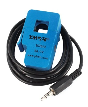 SCT013-005 Input 0-5A Output 0-1V Suspension type Split Core Current Sensor AC Current Transformer Test Current
SCT013-005 Input 0-5A Output 0-1V Suspension type Split Core Current Sensor AC Current Transformer Test Current