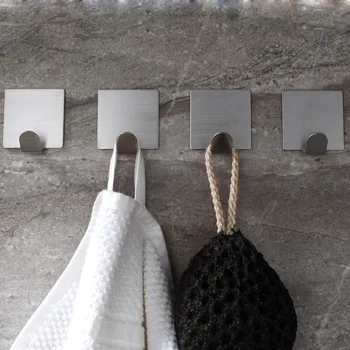 ZUNTO 4PCS/Set Wall Hook 304 Stainless Steel Coat Rack Hook To The bathroom Kitchen Wall Key Hanger Towel Hooks For Clothes
ZUNTO 4PCS/Set Wall Hook 304 Stainless Steel Coat Rack Hook To The bathroom Kitchen Wall Key Hanger Towel Hooks For Clothes