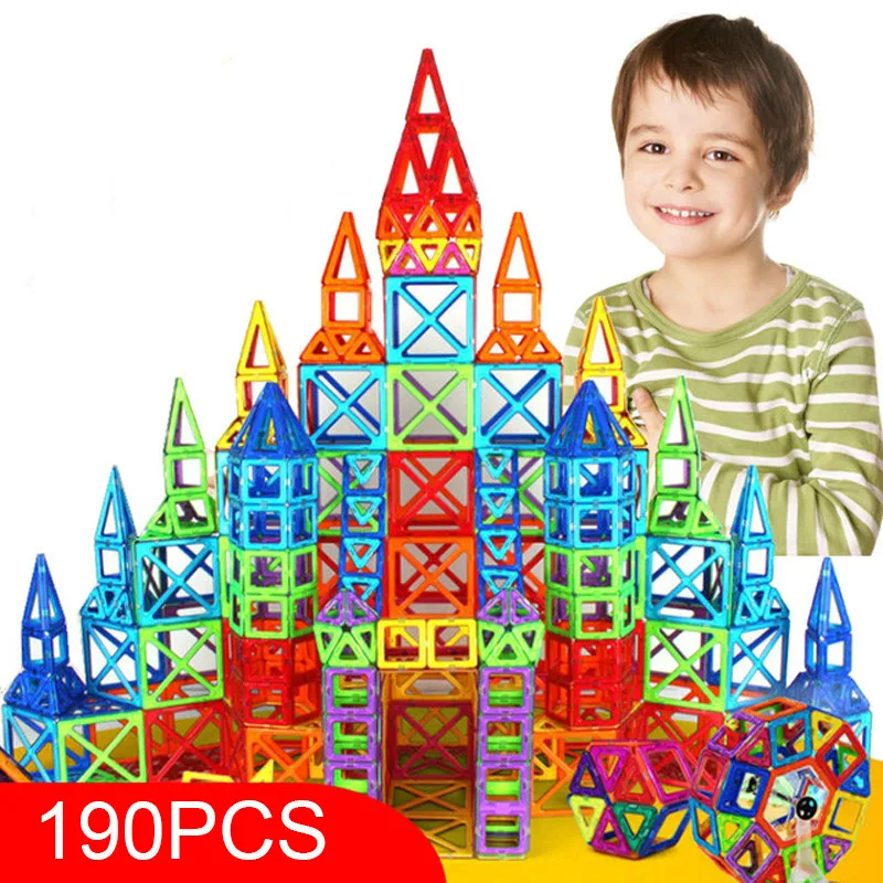 190pcs Mini Magnetic Designer Blocks Model & Building Toy Plastic Magnent Toys Constructor Educational Toys For Kids Gift
190pcs Mini Magnetic Designer Blocks Model & Building Toy Plastic Magnent Toys Constructor Educational Toys For Kids Gift