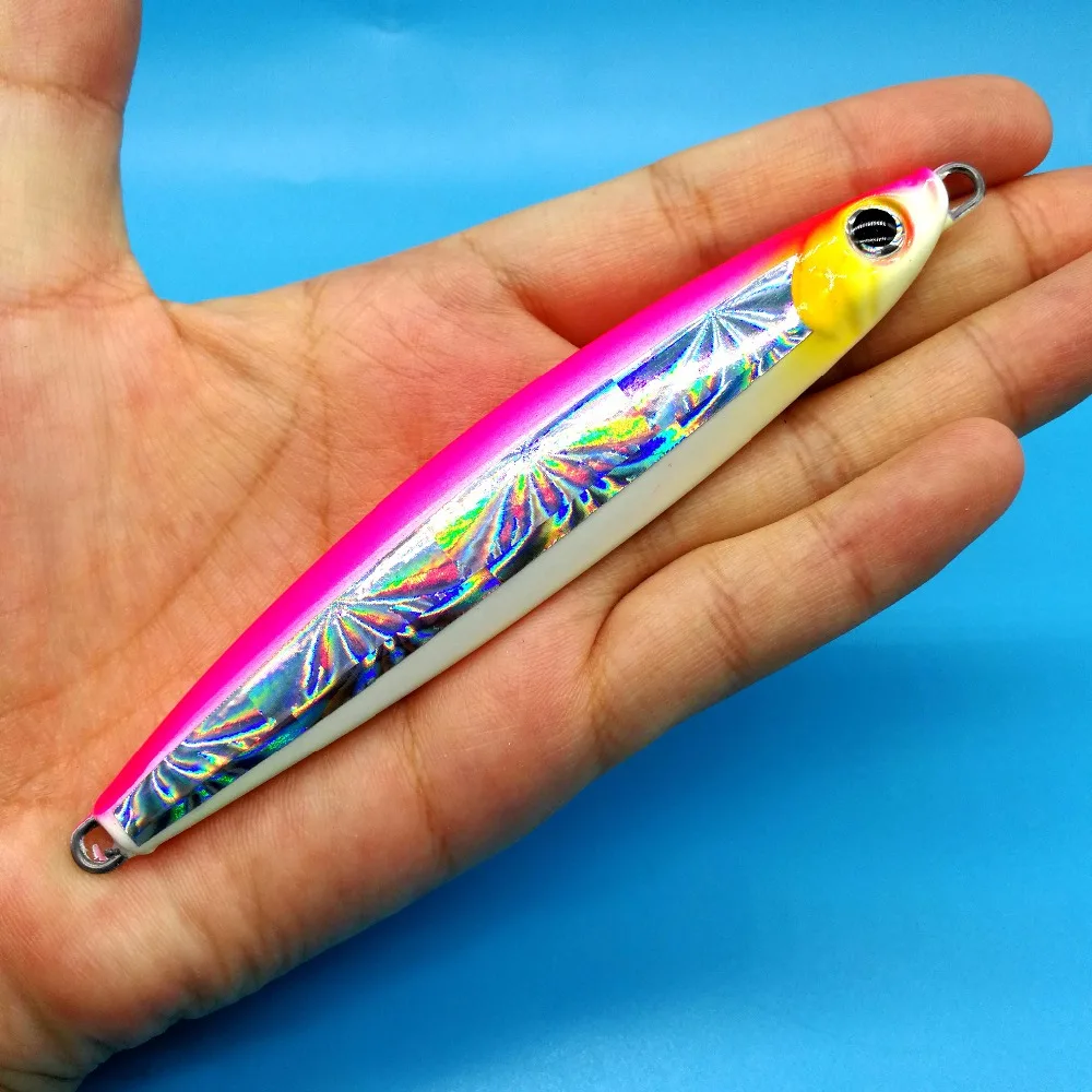 HOOFISH 2PCS/LOT Slow Sinking Metal Jig Fishing Lure 150g/180g Deep Sea Isca Artificial Saltwater Fishing Accessories
HOOFISH 2PCS/LOT Slow Sinking Metal Jig Fishing Lure 150g/180g Deep Sea Isca Artificial Saltwater Fishing Accessories