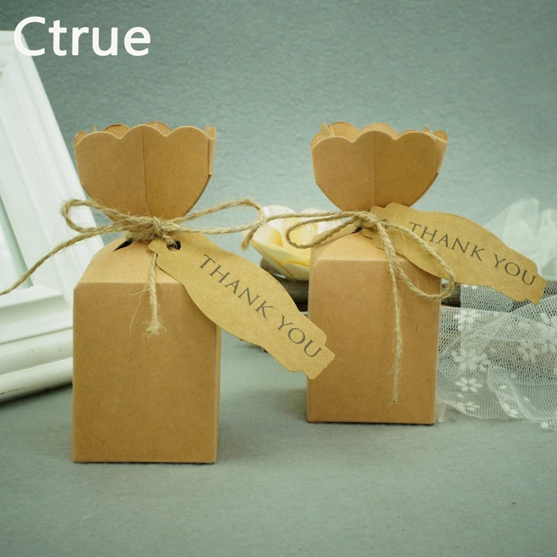 Ctrue 48pcs Kraft Paper Candy Box with thank you tags Rustic Wedding Favors Candy Holder Bags Wedding Party Gift Boxes
Ctrue 48pcs Kraft Paper Candy Box with thank you tags Rustic Wedding Favors Candy Holder Bags Wedding Party Gift Boxes
