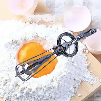 Stainless Steel Eggs Blender Cream Stirring Manual Egg Beater Kitchen Hand Rotary Whisk Egg Mixer DIY Cake Baking Gadgets
Stainless Steel Eggs Blender Cream Stirring Manual Egg Beater Kitchen Hand Rotary Whisk Egg Mixer DIY Cake Baking Gadgets