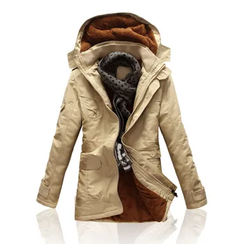 Korean Version Plus Velvet Thick Warm Cotton Clothing Comfortable and warm Hooded Men's Outwear Fashion Tooling Wind Jacket
Korean Version Plus Velvet Thick Warm Cotton Clothing Comfortable and warm Hooded Men's Outwear Fashion Tooling Wind Jacket