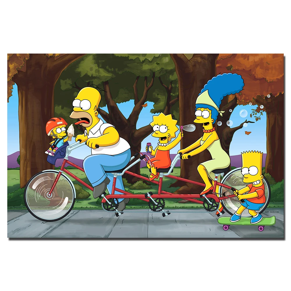The Simpsons Cartoon Poster Canvas Cloth Fabric Print Painting for Home Decor Wall Art Picture
The Simpsons Cartoon Poster Canvas Cloth Fabric Print Painting for Home Decor Wall Art Picture
