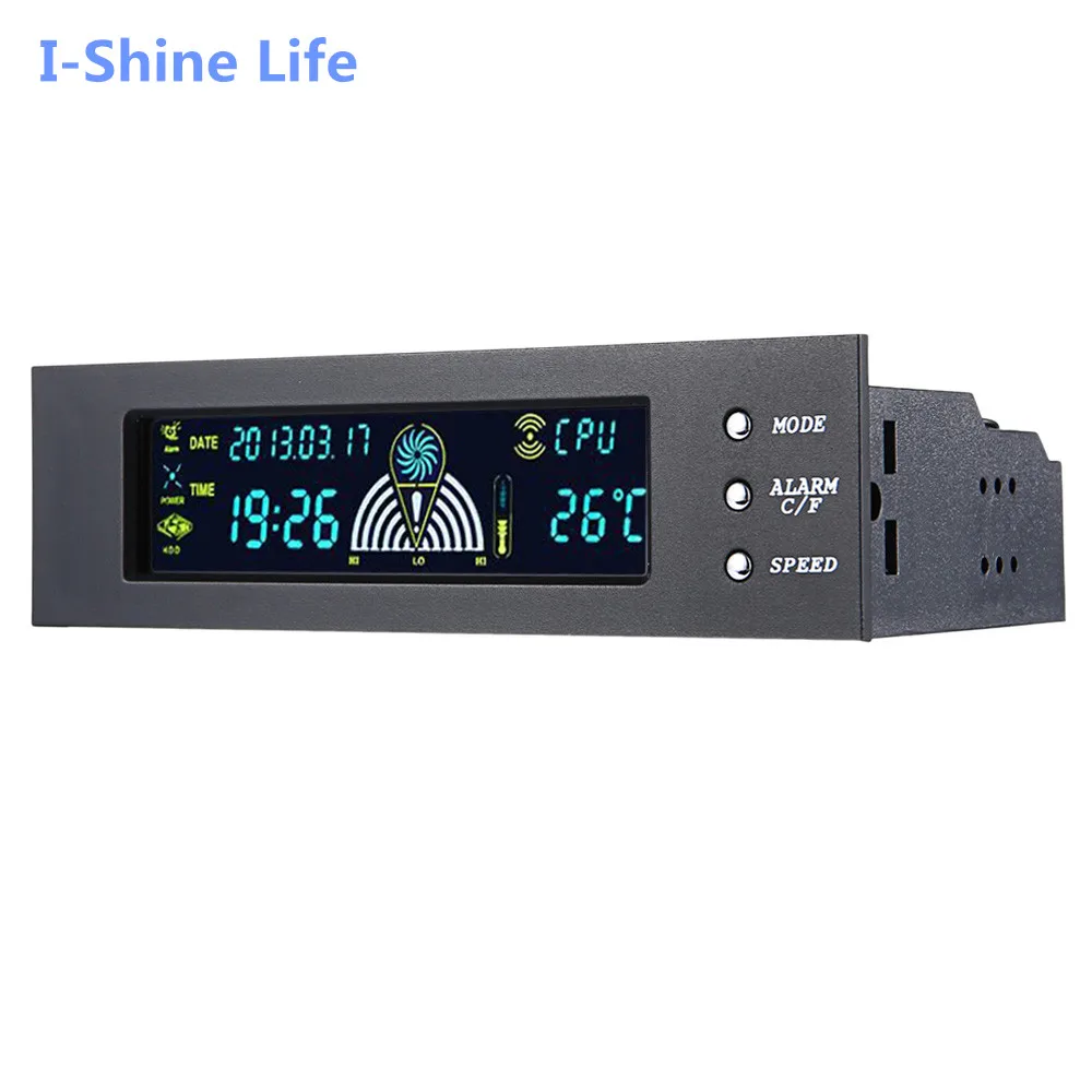 5.25 Inch Fan Speed Temperature Controller 3 Channels PC HDD CPU Full Brushed Drive Bay For Desktop Fan Speed Controllers
5.25 Inch Fan Speed Temperature Controller 3 Channels PC HDD CPU Full Brushed Drive Bay For Desktop Fan Speed Controllers