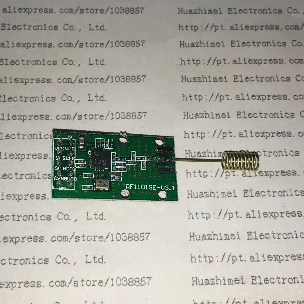 4pcs/lot 868mhz wireless module CC1101 wireless data transmission module with spring antenna
4pcs/lot 868mhz wireless module CC1101 wireless data transmission module with spring antenna