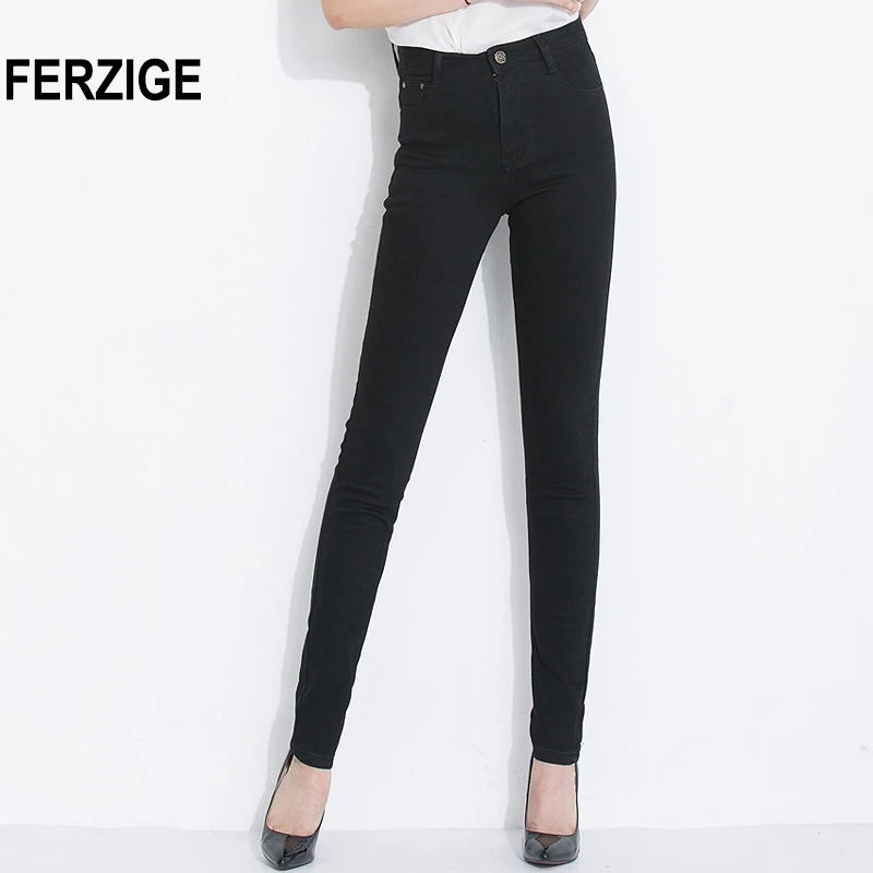FERZIGE Jeans Women Black Stretch Summer Thin Slim Fit Skinny Pencils Denim Pants for girls Young Lady Push Long Trousers Large
FERZIGE Jeans Women Black Stretch Summer Thin Slim Fit Skinny Pencils Denim Pants for girls Young Lady Push Long Trousers Large