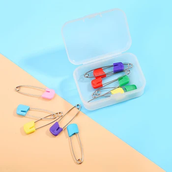 10Pcs/Box Baby Safety Pins Multifunction Findings Secure Clips for Diaper Fixed Belt Babies Care Shower Cloth Pins Brooch Holder
10Pcs/Box Baby Safety Pins Multifunction Findings Secure Clips for Diaper Fixed Belt Babies Care Shower Cloth Pins Brooch Holder