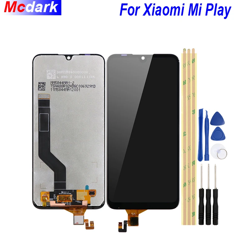 5.84inch For Xiaomi Mi Play LCD Display and Touch Screen Digitizer Assembly Replacement For Xiaomi Mi Play+Tools And Adhesive
5.84inch For Xiaomi Mi Play LCD Display and Touch Screen Digitizer Assembly Replacement For Xiaomi Mi Play+Tools And Adhesive