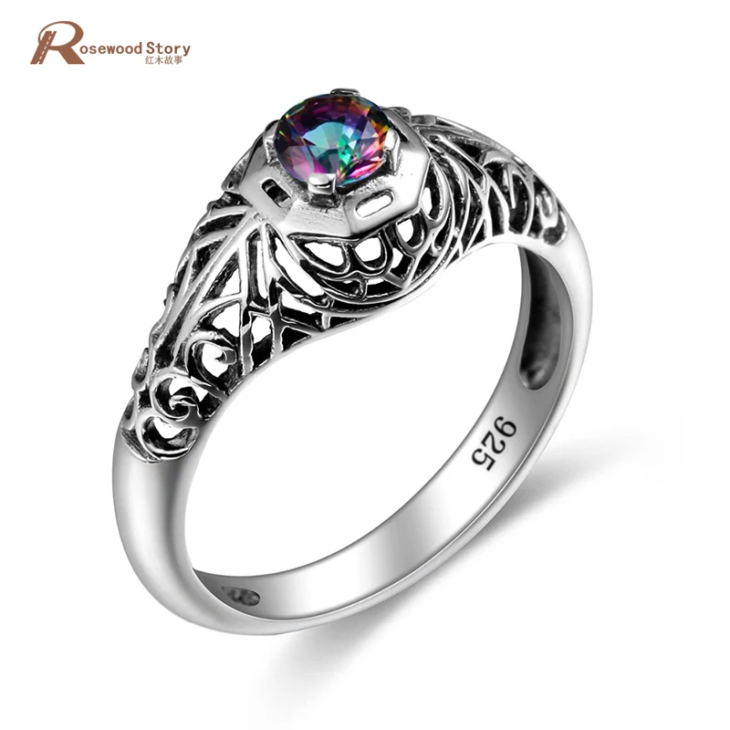 Fashion Luxury Ring Women Engagement Ring Real 925 Sterling Silver Jewelry Mystic Rainbow Topaz Crystal Lady Wedding Finger Ring
Fashion Luxury Ring Women Engagement Ring Real 925 Sterling Silver Jewelry Mystic Rainbow Topaz Crystal Lady Wedding Finger Ring