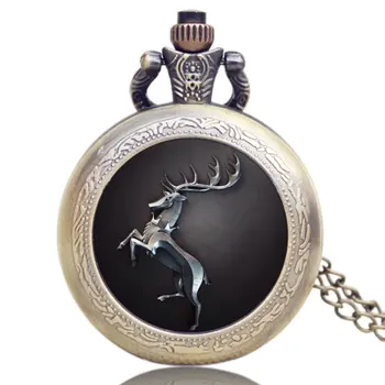 Hot Fashion US TV Series Game of Thrones Theme Pocket Watch Gift Men Women Quartz Pendant Watches for Fans
Hot Fashion US TV Series Game of Thrones Theme Pocket Watch Gift Men Women Quartz Pendant Watches for Fans