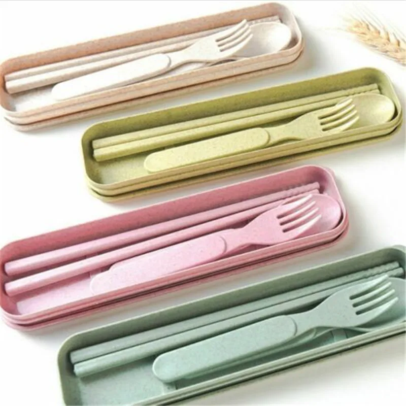 2019 Brand New Style Portable Reusable Spoon Fork Travel Chopsticks Wheat Straw Tableware Cutlery Set
2019 Brand New Style Portable Reusable Spoon Fork Travel Chopsticks Wheat Straw Tableware Cutlery Set