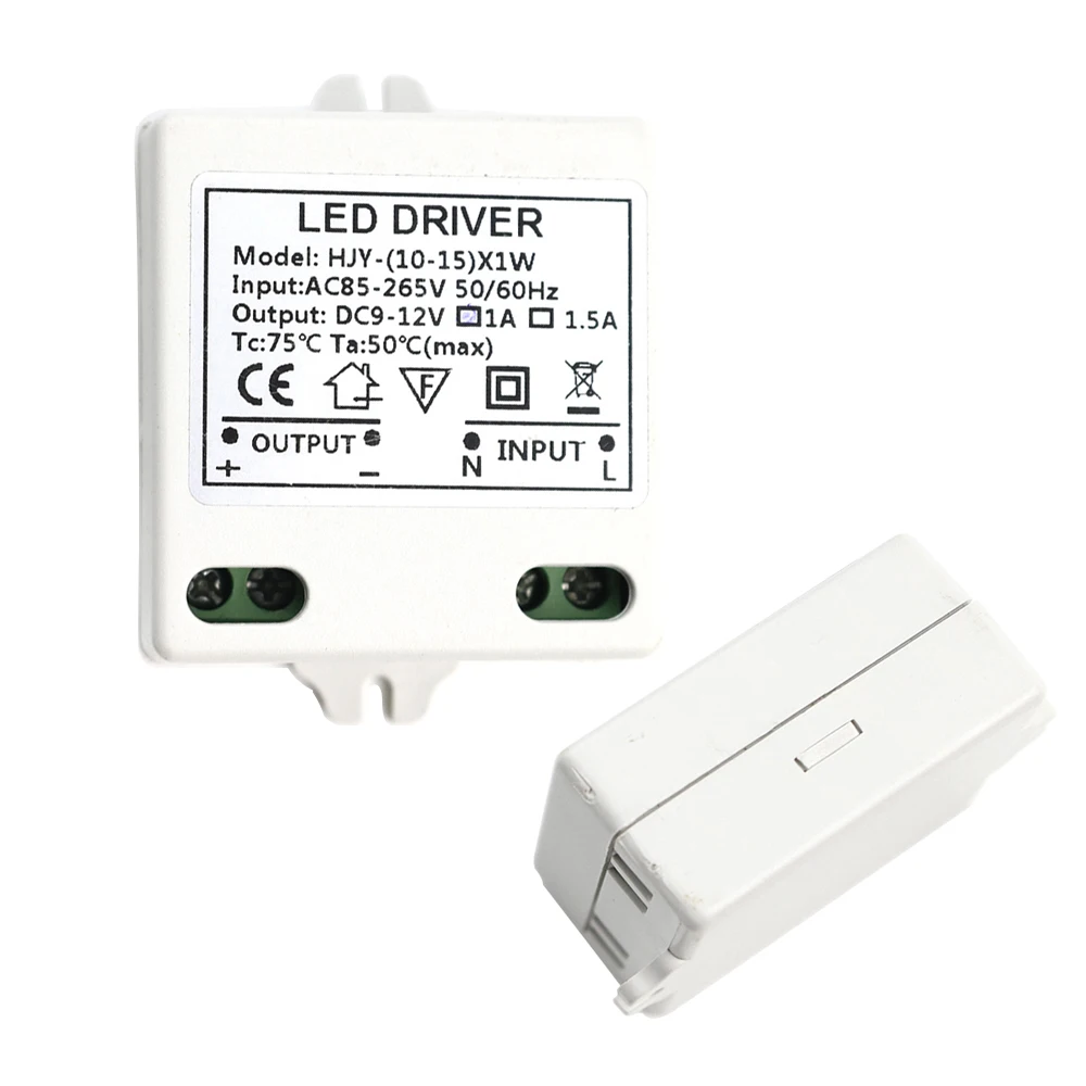 1pcs Led Driver Transformer Output DC9-12V 1A Power Adapter Power Supply For Led Light Strip Downlight Safety IQ
1pcs Led Driver Transformer Output DC9-12V 1A Power Adapter Power Supply For Led Light Strip Downlight Safety IQ