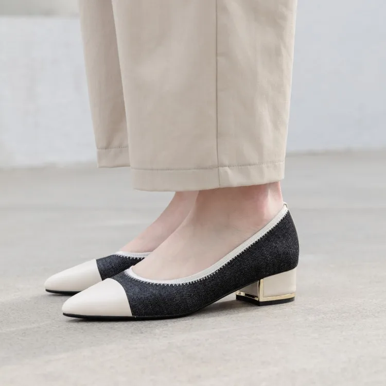 Big Size 9 10 11 12 ladies high heels women shoes woman pumps Sharp-toed color-matched thick-heeled single shoes
Big Size 9 10 11 12 ladies high heels women shoes woman pumps Sharp-toed color-matched thick-heeled single shoes