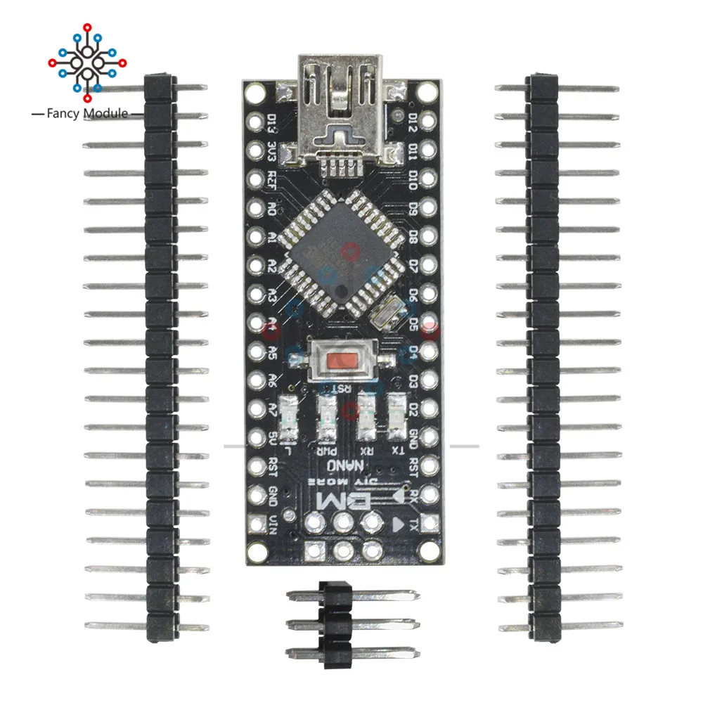 Mini USB Nano 4.0 atmega328 Atmega328P Controller for Arduino ATMEGA328P-AU PL2303TA 5V 16M Board Module With Pins
Mini USB Nano 4.0 atmega328 Atmega328P Controller for Arduino ATMEGA328P-AU PL2303TA 5V 16M Board Module With Pins