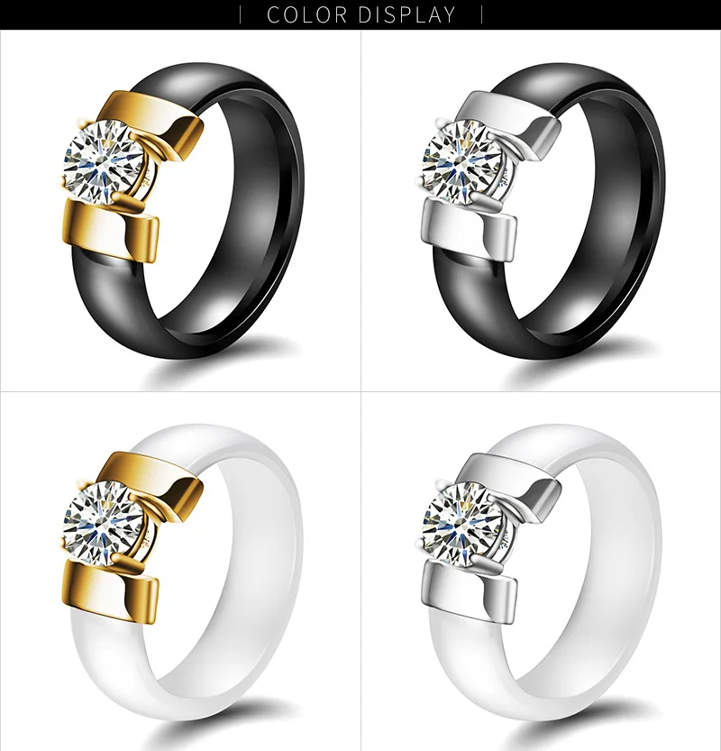 Wholesale Beautiful Cute Simple Jewelry blue Fire Ceramic ring Champagne Crystal from Swarovski For Women gifts
Wholesale Beautiful Cute Simple Jewelry blue Fire Ceramic ring Champagne Crystal from Swarovski For Women gifts