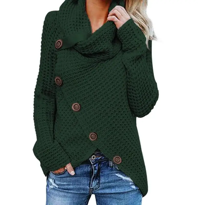 New knit women coats high collar pullover solid color ladies sweater multicolor plus size long sleeve sweater spring autumn 2019
New knit women coats high collar pullover solid color ladies sweater multicolor plus size long sleeve sweater spring autumn 2019