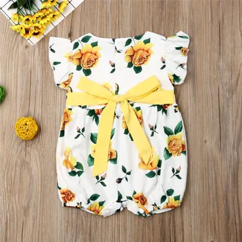 0-24M Cute Baby Rompers Short Sleeve Baby Girls Rompers Yellow Floral Print Four-Corner Kids Outfits Girls Clothes Newborn Set
0-24M Cute Baby Rompers Short Sleeve Baby Girls Rompers Yellow Floral Print Four-Corner Kids Outfits Girls Clothes Newborn Set