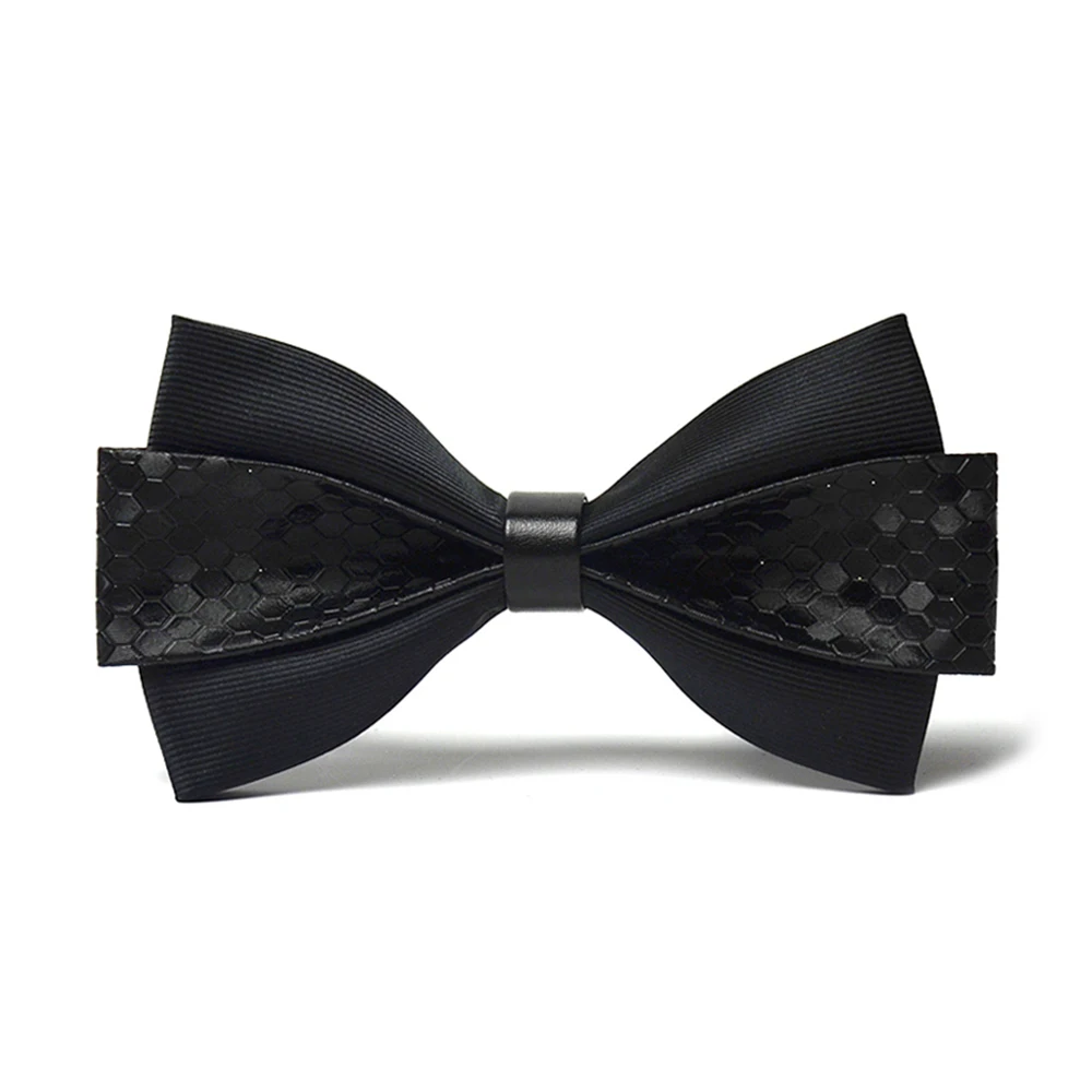 Fashion Brand Classic Black PU Leather Bow Ties for Men Formal Wedding Butterfly Mens Bowtie Host Gravata Borboleta Gift Box
Fashion Brand Classic Black PU Leather Bow Ties for Men Formal Wedding Butterfly Mens Bowtie Host Gravata Borboleta Gift Box