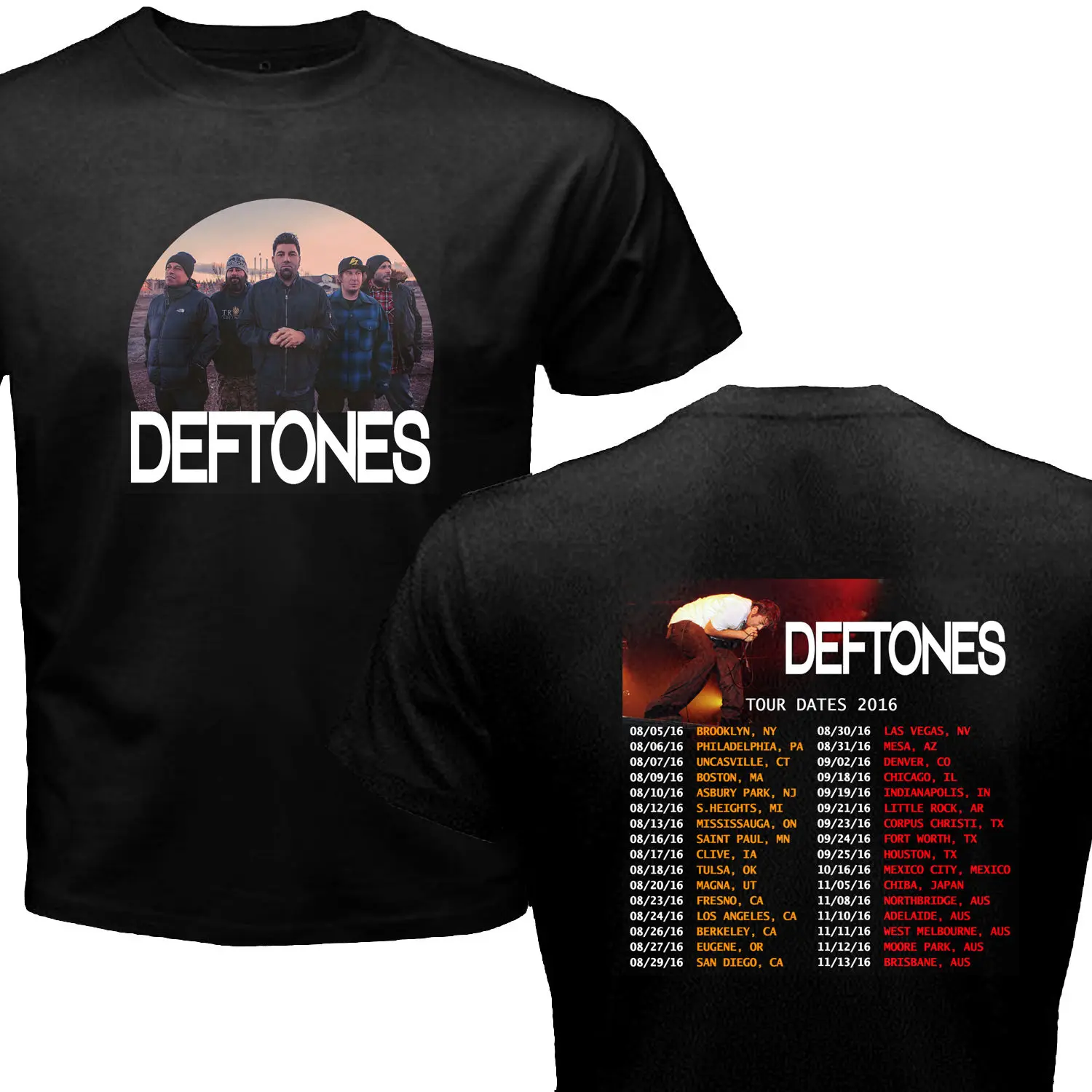 DEFTONES TOUR DATES 2016 BLACK SHIRT SIZE S,M,L,XL,2XL,3XL T Shirt Gift More Size and Colors Top Tee 2018 Fashion
DEFTONES TOUR DATES 2016 BLACK SHIRT SIZE S,M,L,XL,2XL,3XL T Shirt Gift More Size and Colors Top Tee 2018 Fashion