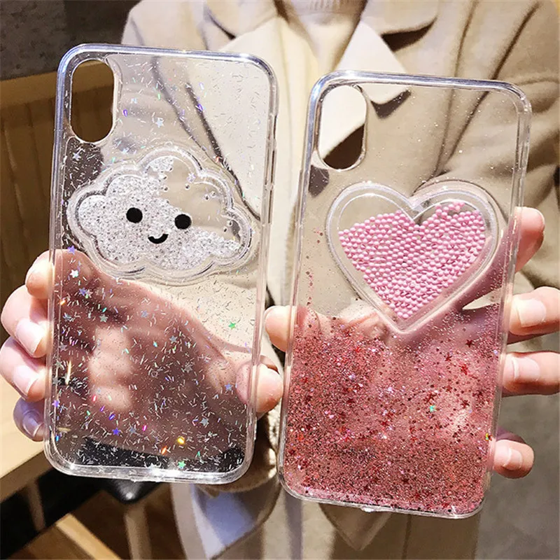 Drifting Balls 3D Clouds Love Heart Telefon Kilifi Cover For iPhone X 8 7 6 6s Plus Transparent Soft TPU Carcasa Glitter Funda
Drifting Balls 3D Clouds Love Heart Telefon Kilifi Cover For iPhone X 8 7 6 6s Plus Transparent Soft TPU Carcasa Glitter Funda