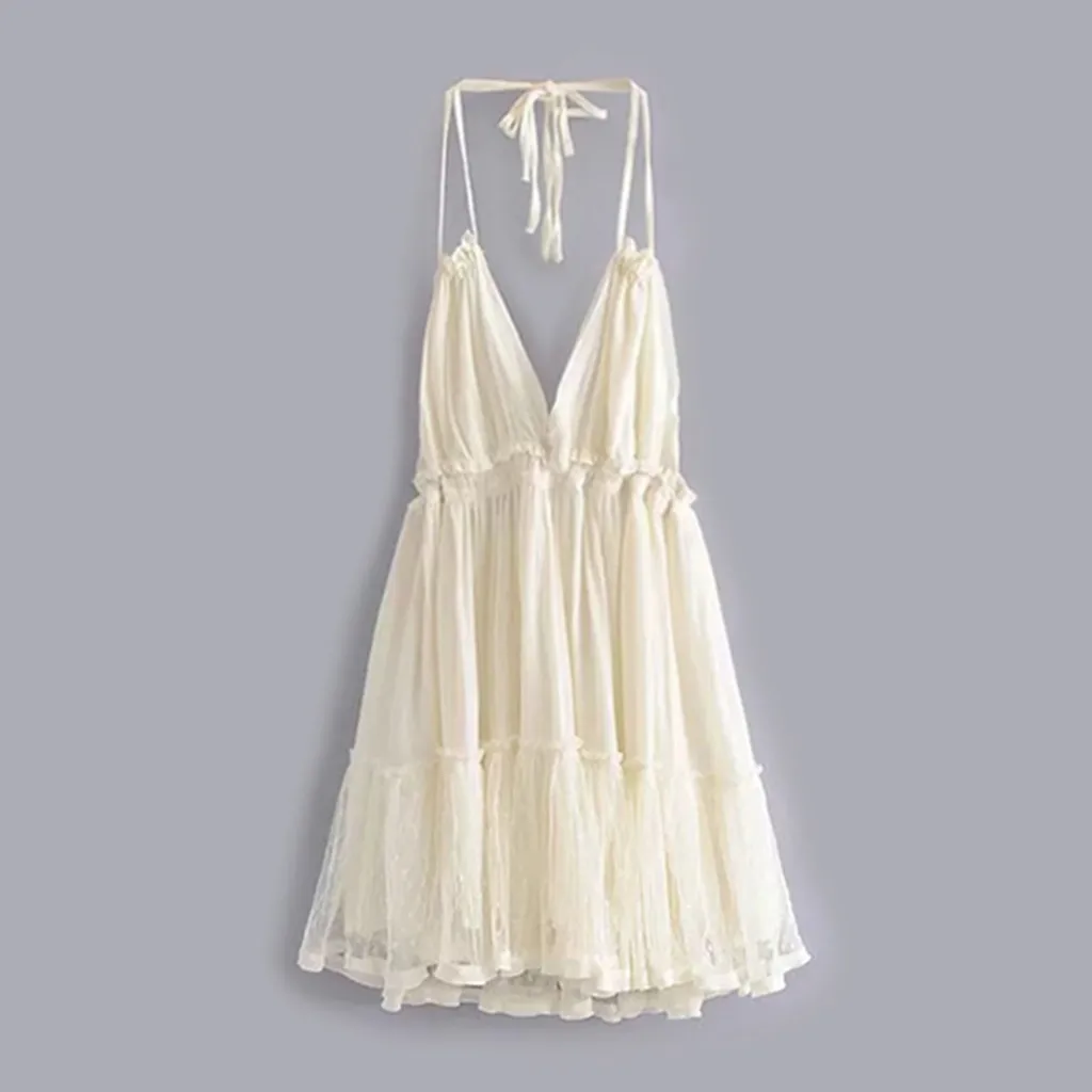 Womail V-Neck Solid Color Bohemian Lace Design Holiday Polyester Material Elegant Sleeveless Summer Party Dress Women 19APR17
Womail V-Neck Solid Color Bohemian Lace Design Holiday Polyester Material Elegant Sleeveless Summer Party Dress Women 19APR17