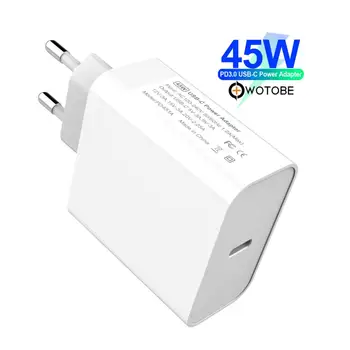 WOTOBE PD45W USB C Wall Charger, PowerPort Speed PD/QC3.0 For MacBook Pro/Air iPad Pro 2018 iPhone For Samsung huawei Nexus
WOTOBE PD45W USB C Wall Charger, PowerPort Speed PD/QC3.0 For MacBook Pro/Air iPad Pro 2018 iPhone For Samsung huawei Nexus