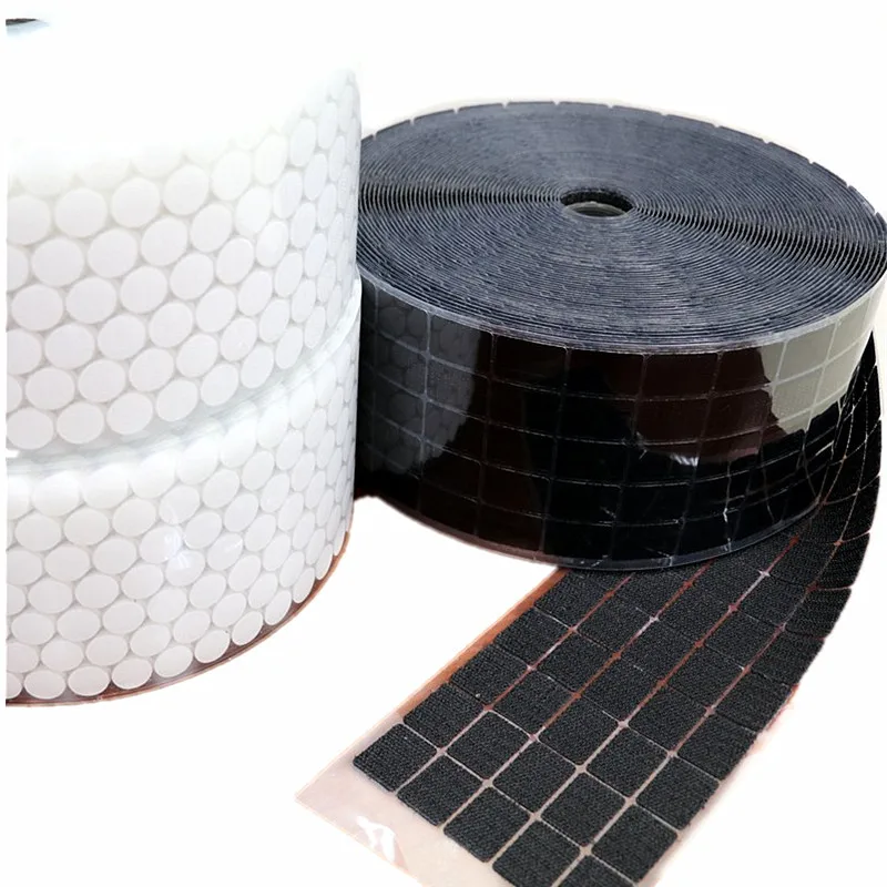300Pairs 10mm -20*30mm Magic Nylon Sticker Double Sided Adhesive Hooks Loops Disks White and black Round Fastener Tape Sewing
300Pairs 10mm -20*30mm Magic Nylon Sticker Double Sided Adhesive Hooks Loops Disks White and black Round Fastener Tape Sewing