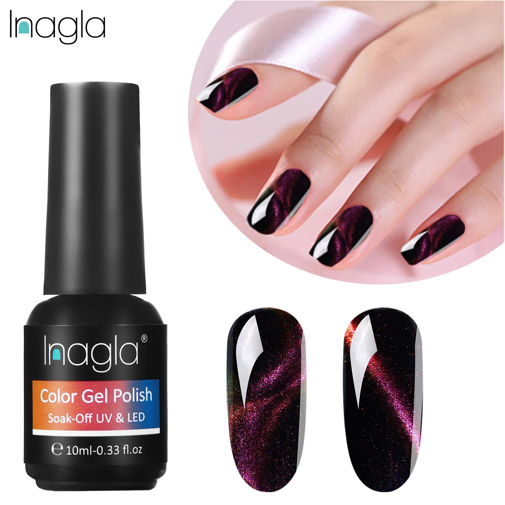 Inagla 10&15ml Chameleon Cat Eye Line Gel Polish Magnet Bling Nail Art Design Soak Off Base Top Coat Long Lasting Manicure
Inagla 10&15ml Chameleon Cat Eye Line Gel Polish Magnet Bling Nail Art Design Soak Off Base Top Coat Long Lasting Manicure