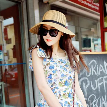NEW Elegant Women Sun Hats Summer Beach Hat Wide Brim Style Sun Straw Cap Floppy Hat
NEW Elegant Women Sun Hats Summer Beach Hat Wide Brim Style Sun Straw Cap Floppy Hat