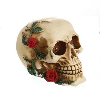 Resin Skeleton Halloween Gift Personal ornament home Resin head bone skull head statue home decoration
Resin Skeleton Halloween Gift Personal ornament home Resin head bone skull head statue home decoration