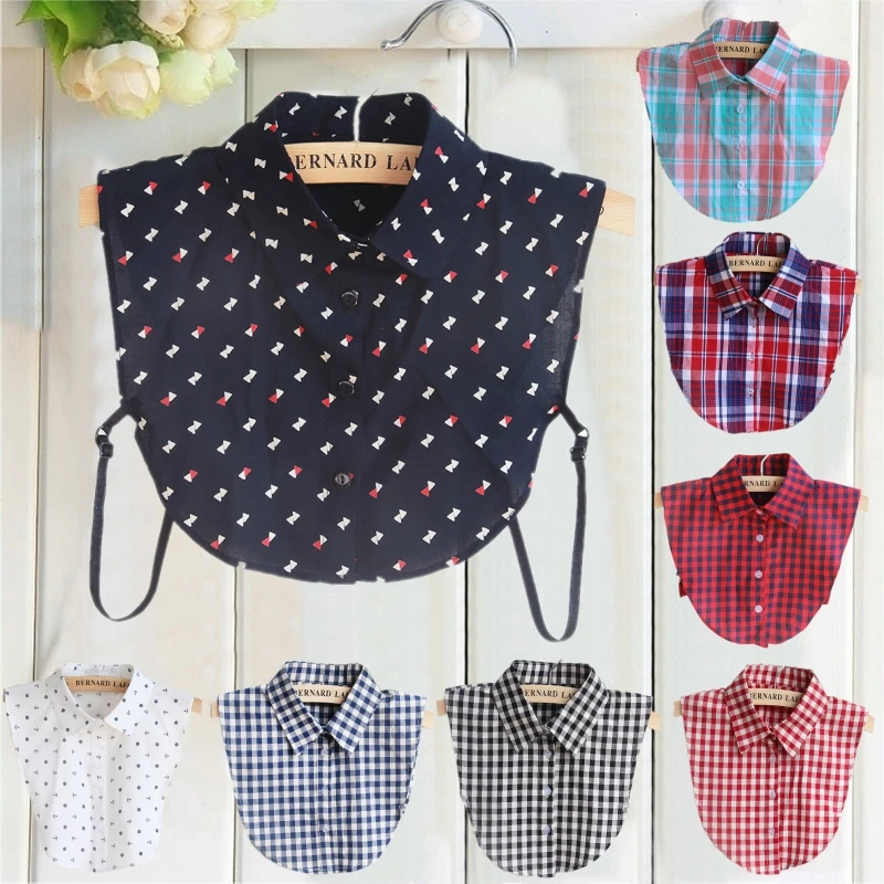 New Arrival Fake Collar Classic Plaid Check Detachable Shirt Collars Anchor Dot Spot Grid Print Collar Adult Unisex YG231
New Arrival Fake Collar Classic Plaid Check Detachable Shirt Collars Anchor Dot Spot Grid Print Collar Adult Unisex YG231