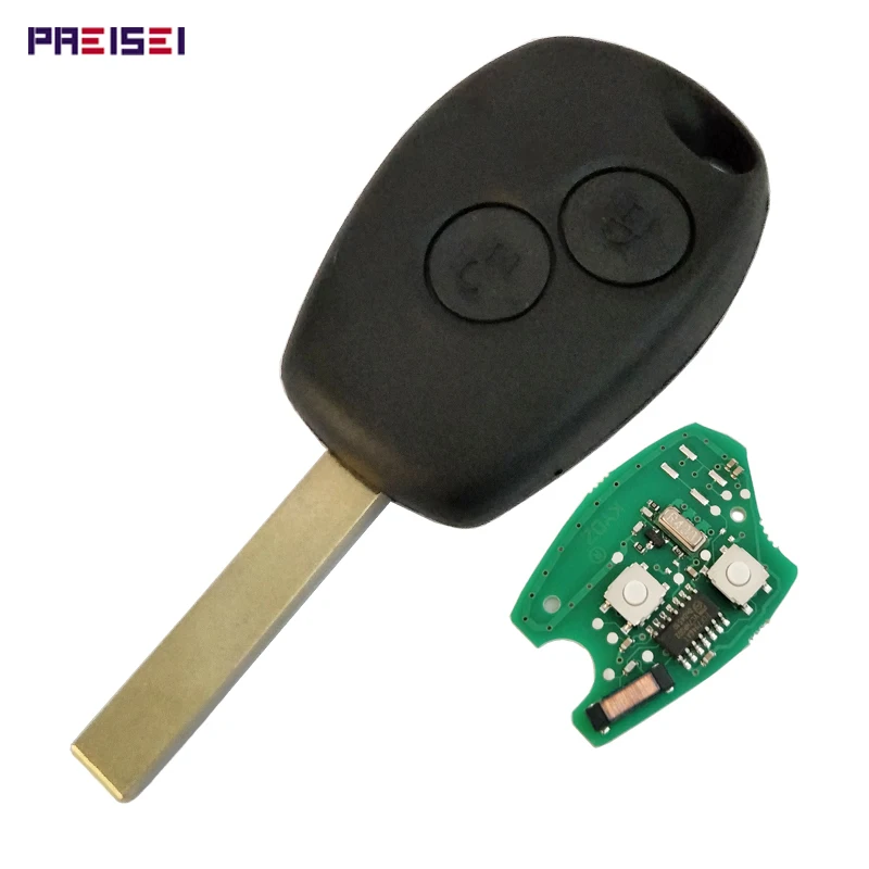PREISEI 2 Buttons Remote Key For Renault Car Key Smart Keyless Entry Fob With PCF7946 Chip 433MHZ No Logo
PREISEI 2 Buttons Remote Key For Renault Car Key Smart Keyless Entry Fob With PCF7946 Chip 433MHZ No Logo