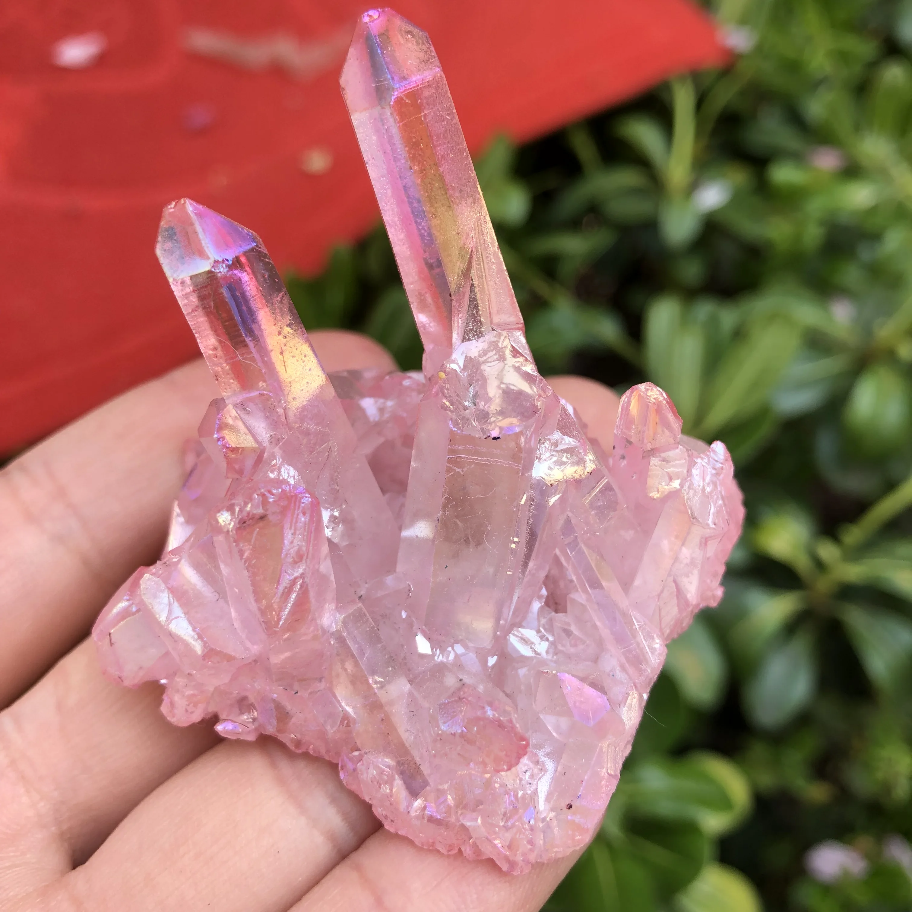 Aura Quartz Crystal Cluster Angel Aura Natural Quartz Crystal Specimen Minerals Reiki Healing Chakra
Aura Quartz Crystal Cluster Angel Aura Natural Quartz Crystal Specimen Minerals Reiki Healing Chakra