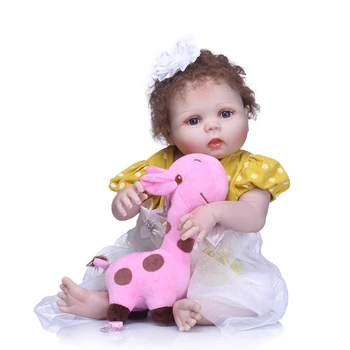 23inch NPK 55CM Soft Silicone Reborn Baby Doll Girl Toys Lifelike Babies Boneca Full VInyl Fashion Dolls Bebes Reborn Menina
23inch NPK 55CM Soft Silicone Reborn Baby Doll Girl Toys Lifelike Babies Boneca Full VInyl Fashion Dolls Bebes Reborn Menina