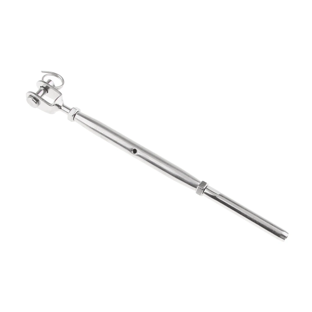 Stainless Steel 316 Turnbuckle Hand Swage Tensioner Cable Railing With Lag Screw