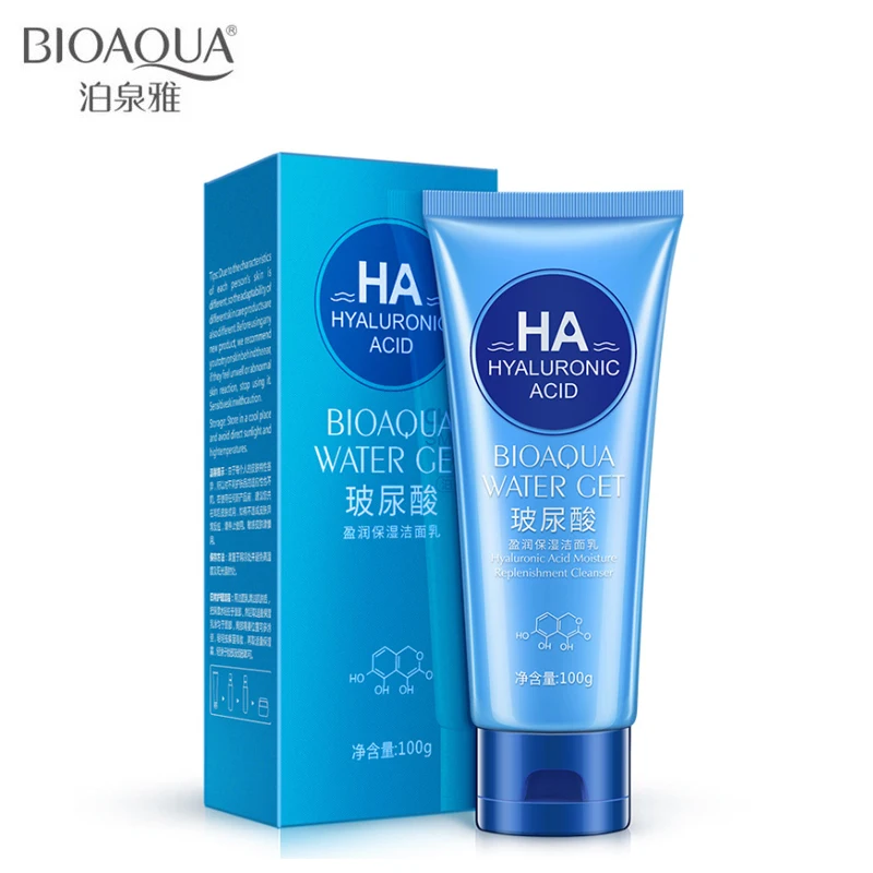 BIOAQUA Skin Care Hyaluronic Acid Facial Pore Cleanser Whitening Hydrating Moisturizing Deep Cleaning Washing Tender
BIOAQUA Skin Care Hyaluronic Acid Facial Pore Cleanser Whitening Hydrating Moisturizing Deep Cleaning Washing Tender