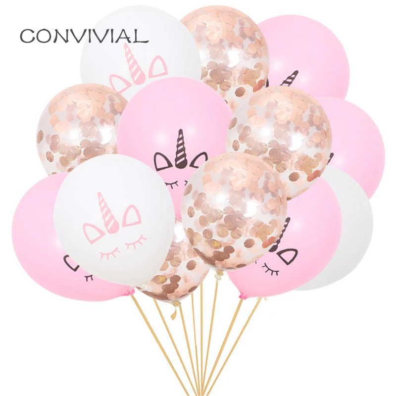 15Pcs Pink Unicorn Latex Balloon Set Birthday Party Kids Wedding Decoration Rainbow Globo Cartoon Unicorn Ballon Party Supplies
15Pcs Pink Unicorn Latex Balloon Set Birthday Party Kids Wedding Decoration Rainbow Globo Cartoon Unicorn Ballon Party Supplies