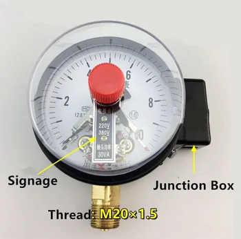 100mm Dia YXC-100 Electric Contact Pressure Gauge Meter Industrial Bottom Mounting Type Vacuum Gauge Control Pressure Meter 
100mm Dia YXC-100 Electric Contact Pressure Gauge Meter Industrial Bottom Mounting Type Vacuum Gauge Control Pressure Meter