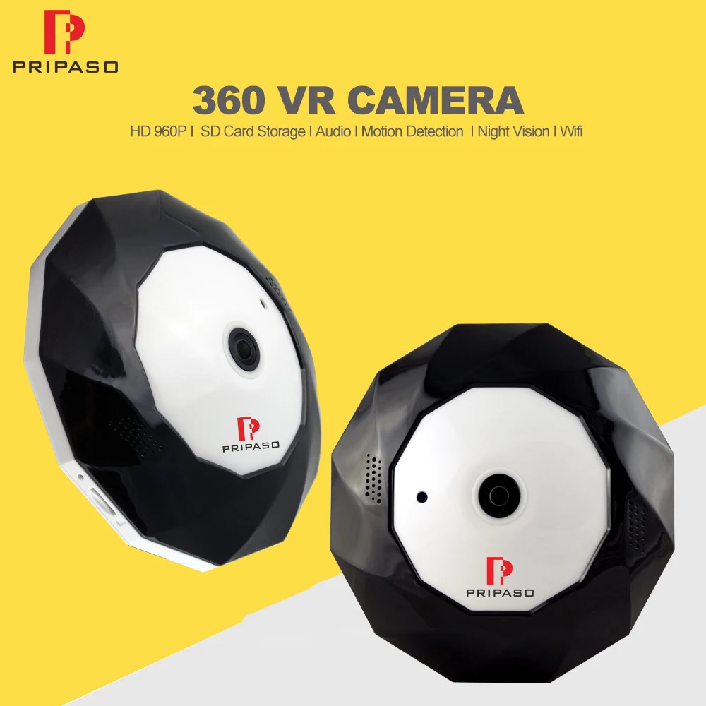 2 Pack 960P 3D VR WI-FI Camera 360 Degree Panoramic IP Camera 1.3MP FIsheye Wireless Wifi Smart Camera TF Card Slot
2 Pack 960P 3D VR WI-FI Camera 360 Degree Panoramic IP Camera 1.3MP FIsheye Wireless Wifi Smart Camera TF Card Slot